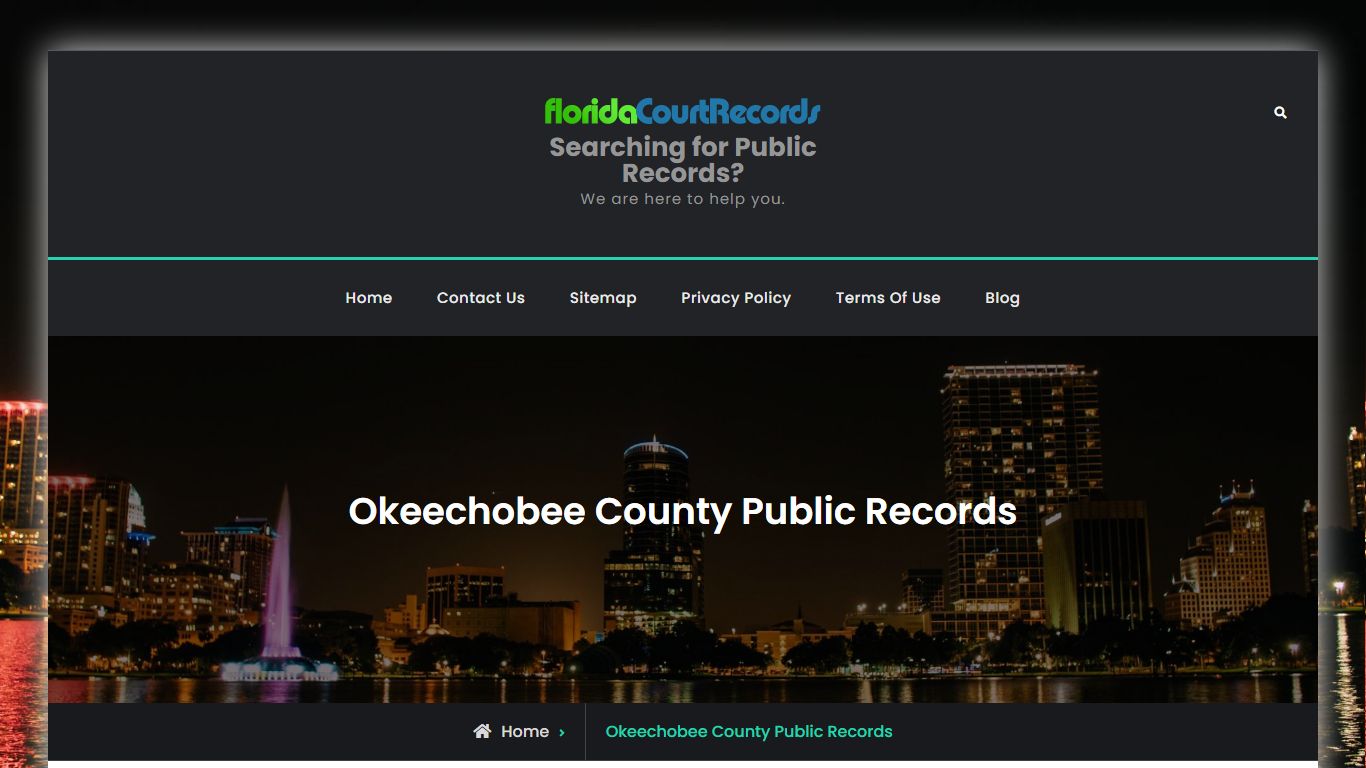 Okeechobee County Public Records