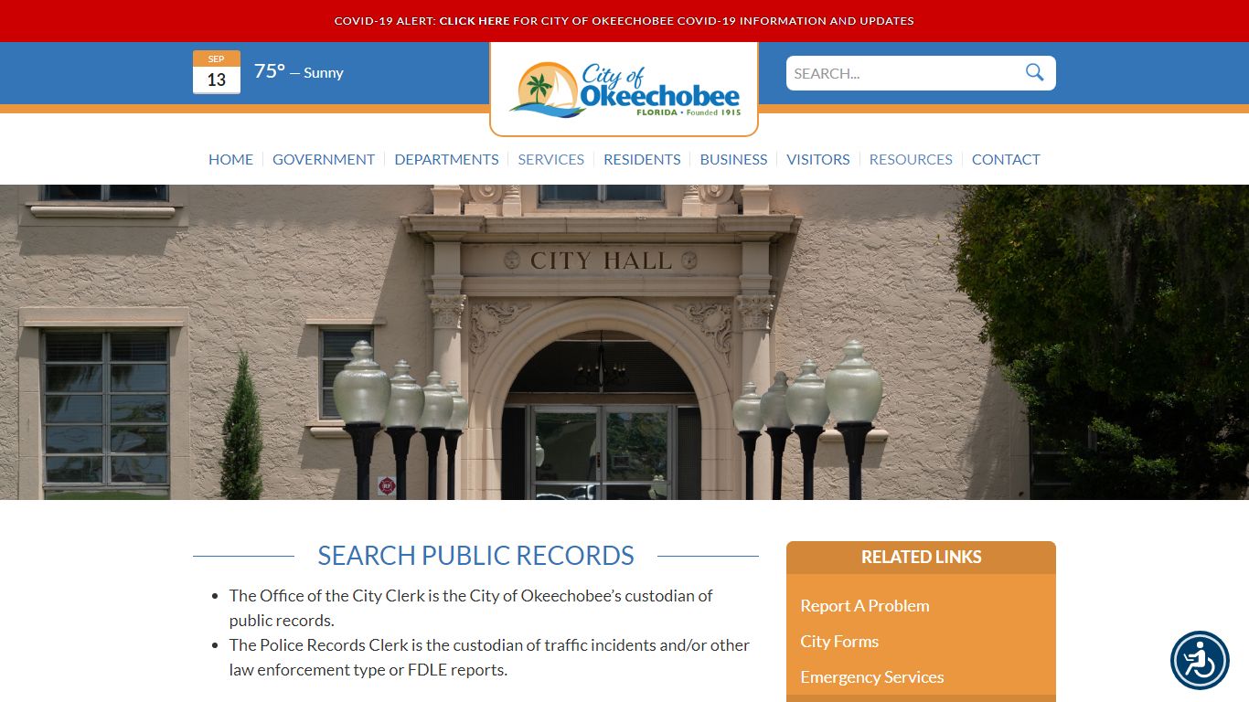 Services > Public Records | City of Okeechobee
